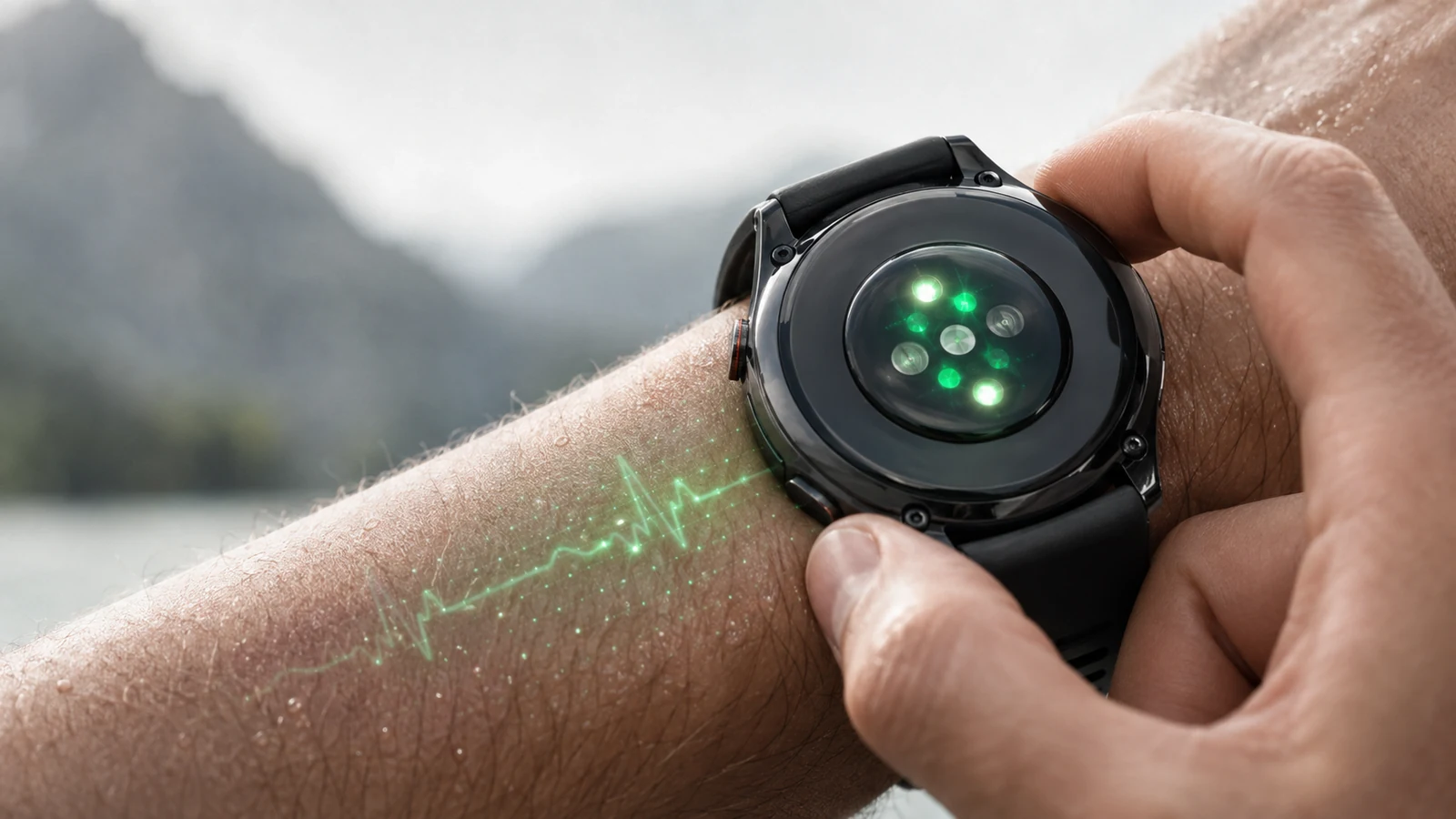 Illustration précision montre cardio sans ceinture