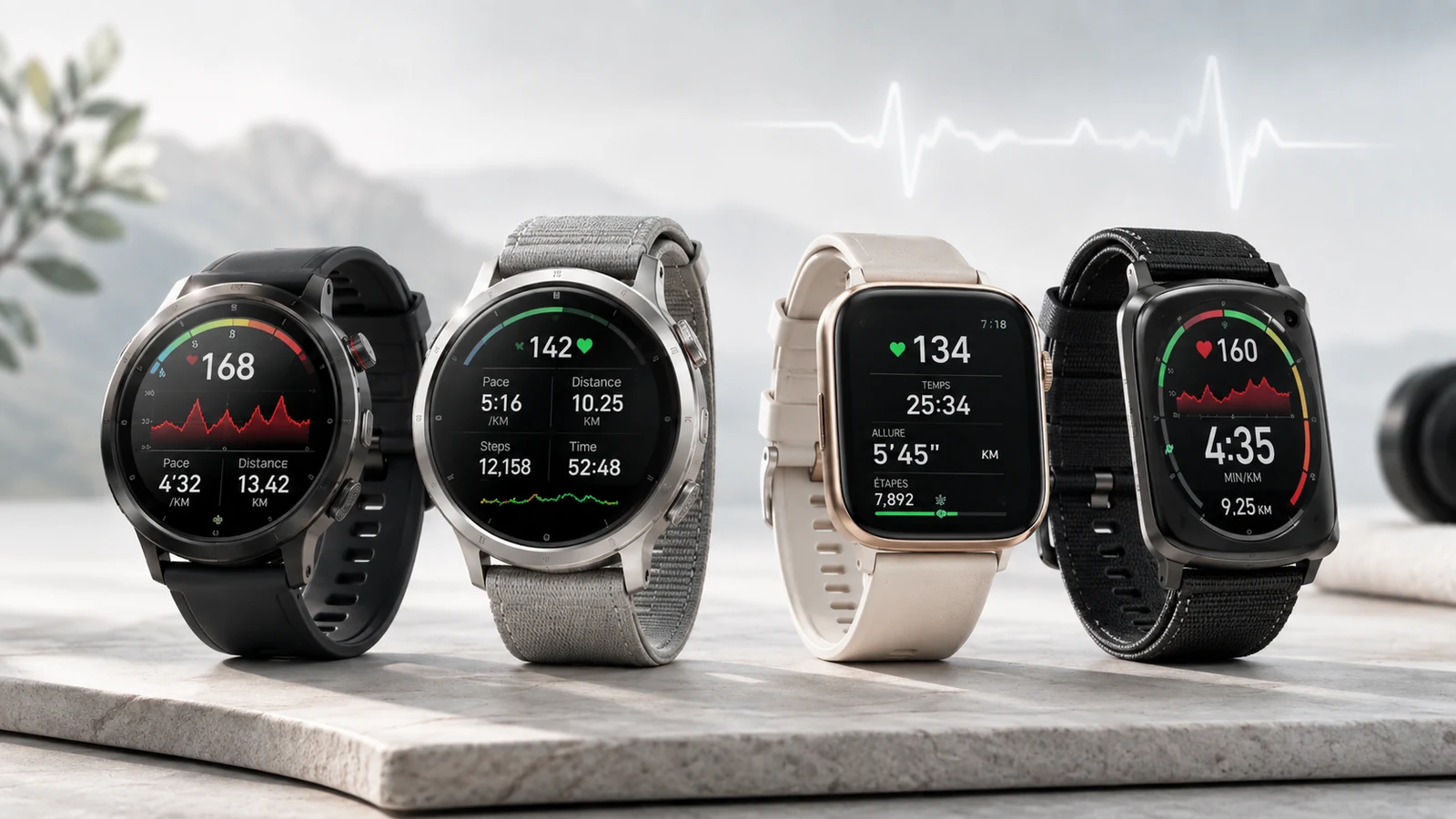 Illustration petit budget montre cardio sans ceinture